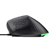 Mouse Gaming Ergonomic cu fir Trust GXT 145 Rexxa, conectivitate USB-A, rezolutie maxima 12800 dpi, negru